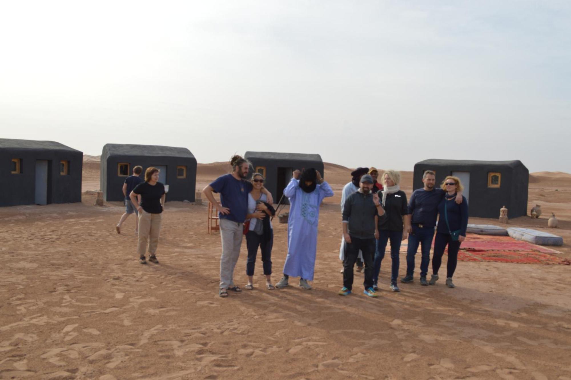 Bivouac Les Nomades & Foum Zguid To Chegaga Tours Hotell Exteriör bild